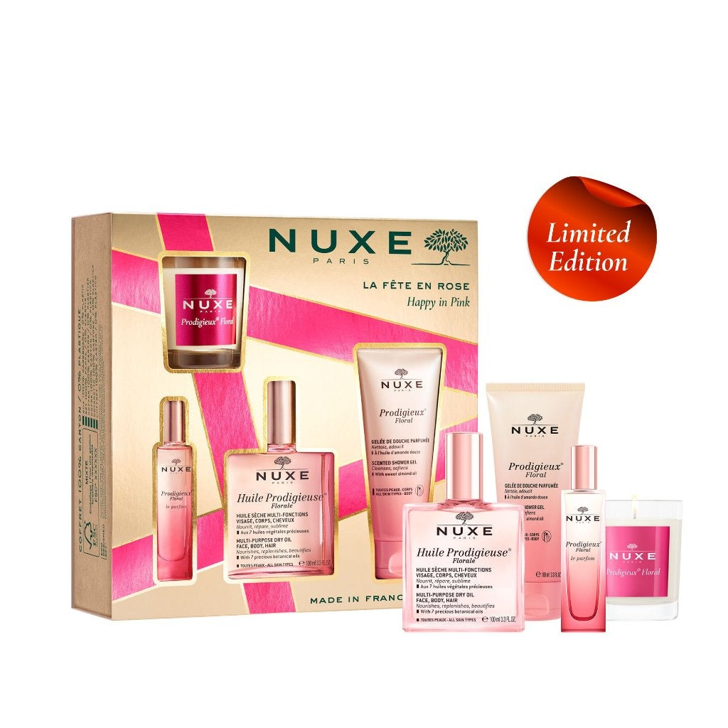 Nuxe Happy in Pink Huile Prodigieuse® Florale Set