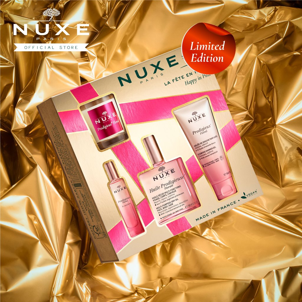 Nuxe Happy in Pink Huile Prodigieuse® Florale Set