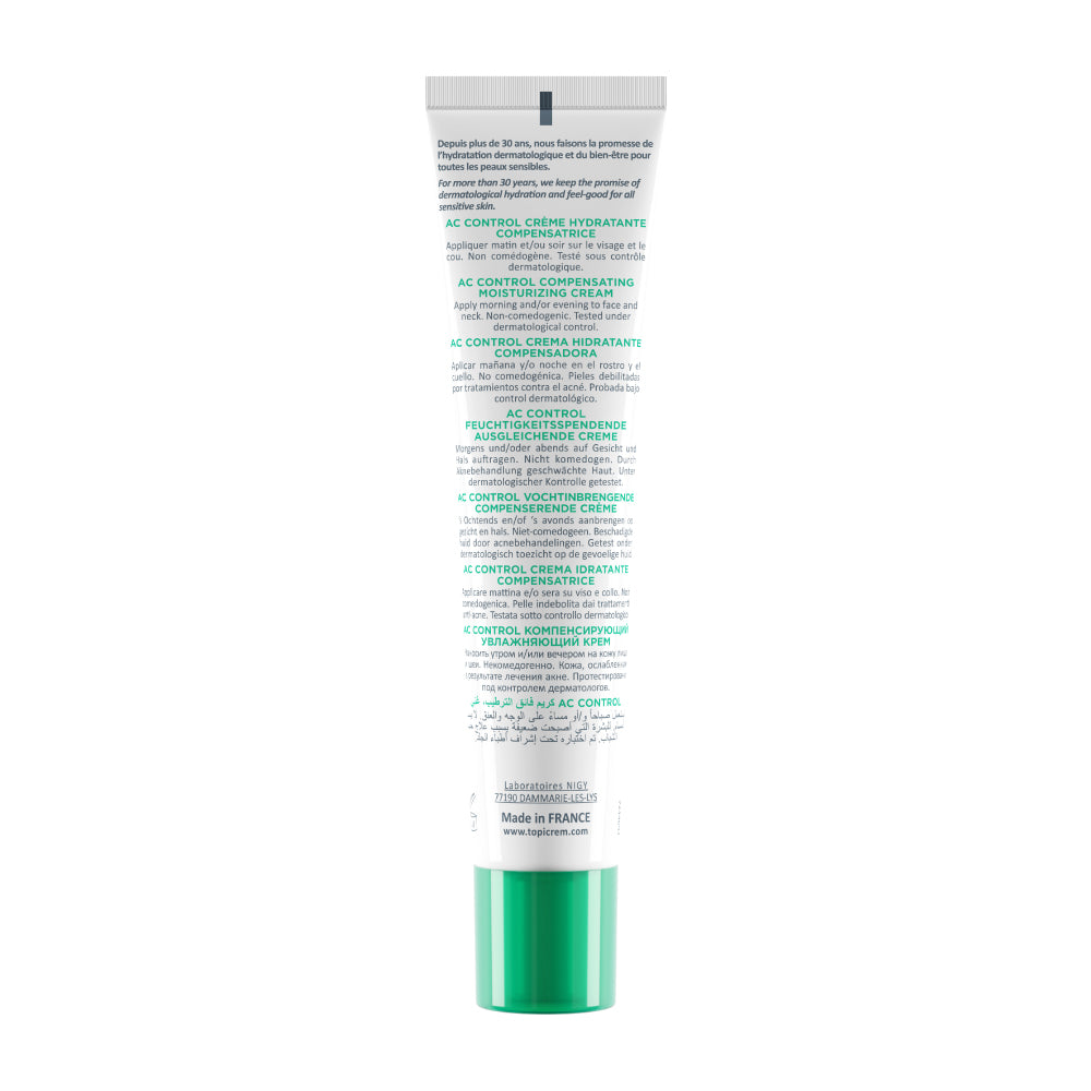 Topicrem AC Control Compensating Moisturizing Cream 40ml