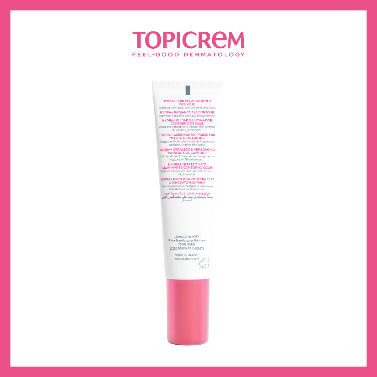 Topicrem Hydra+ Radiance Eye Contour 15ml