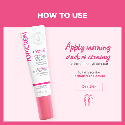 Topicrem Hydra+ Radiance Eye Contour 15ml
