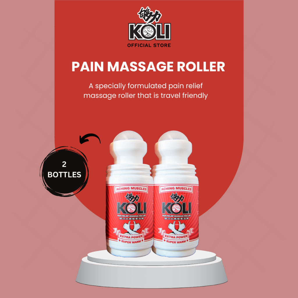 够力 KOLI SUPER WARM Pain Relief Massage Roller (ACHING MUSCLES) - 60ml
