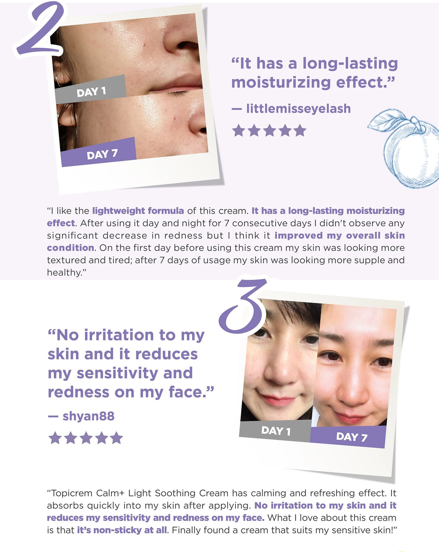 Topicrem CALM+ Light Soothing Cream (40ml)