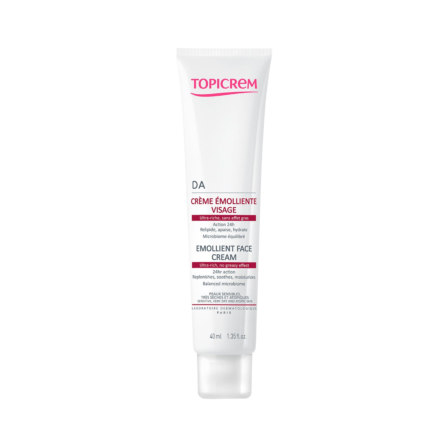 Topicrem DA Emollient Face Cream 40ml